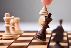 Outflank  - Move round the side of (an enemy) so as to outmaneuver them.