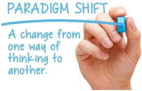 Paradigm  - A typical example or pattern of something.