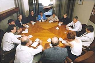 Deliberation  - A careful weighing of the reasons for or against something.