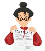 Abrogate  - To put an end to by formal action.