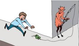 Temptation  - Meaning: a thing that attracts or tempts someone; the desire to do something, especially something wrong or unwise.