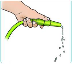 Trickle  - Meaning: Flowing in drops; a small group or number of people or things moving slowly