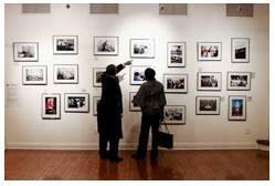 Exhibit  - Meaning: publicly display (a work of art or item of interest) in an art gallery or museum or at a trade fair.