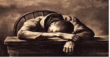 Despondency  - Meaning: low spirits from loss of hope or courage
