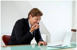 Trepidation  - Meaning: a feeling of fear or agitation about something that may happen.