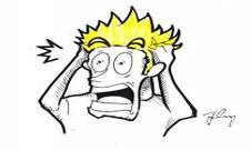 Frantic  - Meaning: distraught with fear, anxiety, or other emotion; conducted in a hurried, excited, and disorganized way.