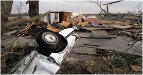 Havoc  - Meaning: widespread destruction; great confusion or disorder.