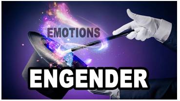Engender  - Meaning: cause or give rise to (a feeling, situation, or condition).