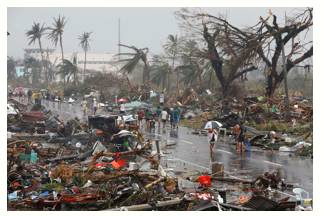 Ravage  - Meaning: cause severe and extensive damage to