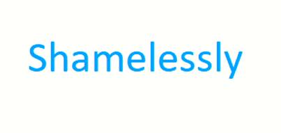 Brazenly  - Meaning: in a bold and shameless way.