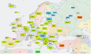 Widespread  - Meaning: found or distributed over a large area or number of people.
