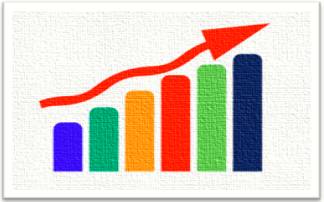 Inflate  - Meaning: increase (something) by a large or excessive amount.