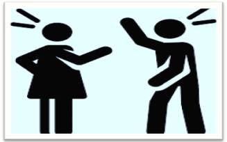 Spat  - Meaning: a quarrel about an unimportant matter.