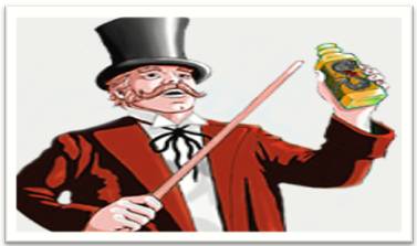 Charlatan  - Meaning: a person falsely claiming to have a special knowledge or skill.