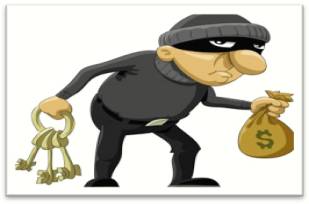 Abscond  - Meaning: leave hurriedly and secretly, typically to escape from custody or avoid arrest.