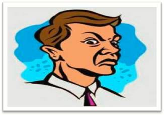 Disdain  - Meaning: the feeling that someone or something is unworthy of one's consideration or respect.