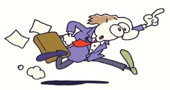 Hasten  - Meaning: be quick to do something.