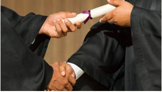 Bestow  - Meaning: confer or present (an honour, right, or gift).