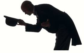 Deference  - Meaning: polite submission and respect.