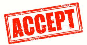 Concede  - Meaning: agree that something is true after first resisting it.