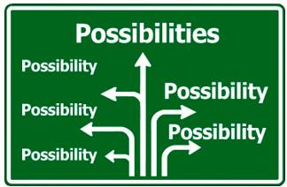 Contingent  - Meaning: likely but not certain to happen; subject to chance.