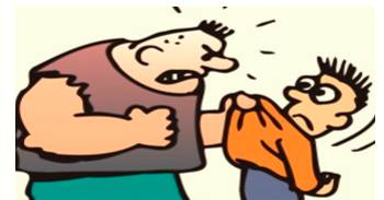 Belligerent  - Meaning: hostile and aggressive.