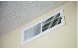 Vent  - Meaning: an opening that allows air, gas, or liquid to pass out of or into a confined space.