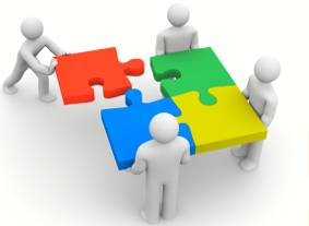 Compatible  - Meaning: (of two things) able to exist or occur together without problems or conflict.