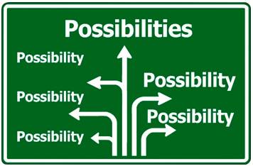 Contingency  - Meaning: a future event or circumstance which is possible but cannot be predicted with certainty.