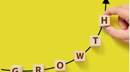 Sprout  - Meaning: to begin to grow, or to produce new growth.
