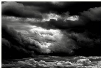 Ominous  - Meaning: giving the worrying impression that something bad is going to happen; threateningly inauspicious.