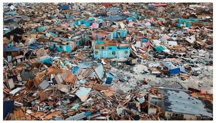 Devastation  - Meaning: great destruction or damage.