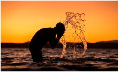 Cleanse  - Meaning: Rid of something unpleasant or defiling.