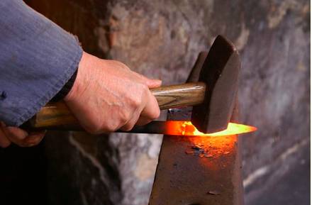 Forge  - Meaning: To put a lot of effort into making something successful or strong so that it will last.
