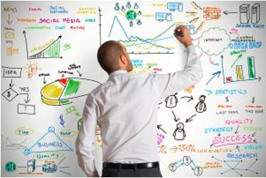 Devise  - Meaning: To invent a plan, system, object, etc., usually using your intelligence or imagination.