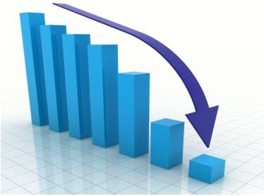 Slack  - Meaning: Decrease or reduce in intensity, quantity, or speed.