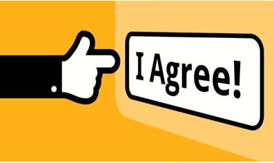 Subscribe  - Meaning: Express or feel agreement with (an idea or proposal).
