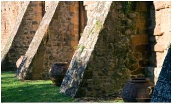 Buttress  - Meaning: To make support for an idea or argument stronger by providing a good reason for it.