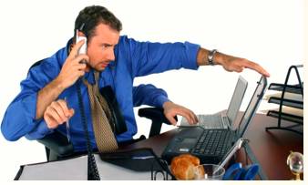Simultaneously  - Meaning: In a way that is simultaneous (= happening or being done at exactly the same time).