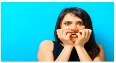 Apprehensive  - Meaning: Feeling worried about something that you are going to do or that is going to happen.