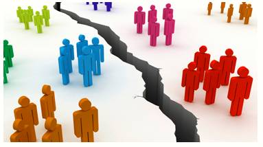 Disparate  - Meaning: different in every way.