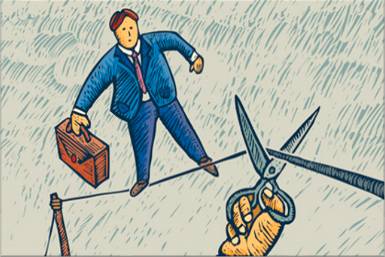 Undermine  - Meaning: Lessen the effectiveness, power, or ability of, especially gradually or insidiously.