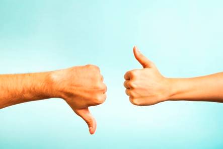 Dissonance  - Meaning: Lack of agreement or harmony between people or things.