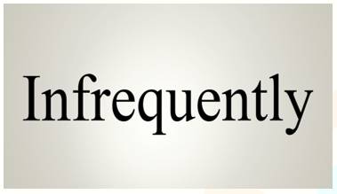 Occasionally  - Meaning: Sometimes but not often.