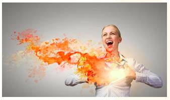 Zealous  - Meaning: Showing great energy and enthusiasm for something, especially because you feel strongly about it.