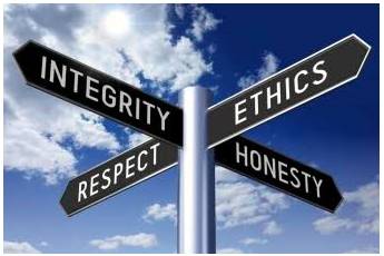 Rectitude  - Meaning: The quality of thinking or behaving in a correct and honest way.