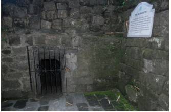 Dungeon  - Meaning: A dark underground room used as a prison, especially in a castle.