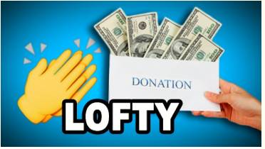 Lofty  - Meaning: (of a thought, an aim, etc.) deserving praise because of its high moral quality.