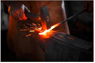 Forge  - Meaning: Create (something) strong, enduring, or successful.
