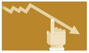 Steep  - Meaning: (of a rise or fall in an amount) sudden and very big.